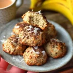 Plate of soft {{ $('Fetch Recipe Data').first().json["Main Keyword"] }} topped with chocolate shavings and coconut flakes.