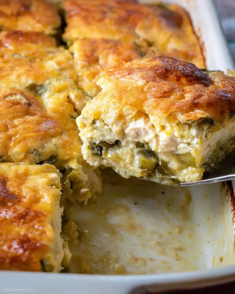 Lifting a cheesy slice of {{ $('Fetch Recipe Data').first().json["Main Keyword"] }} from a casserole dish.