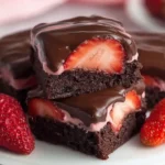 Close-up of decadent {{ $('Fetch Recipe Data').first().json["Main Keyword"] }} stacked on a white plate.