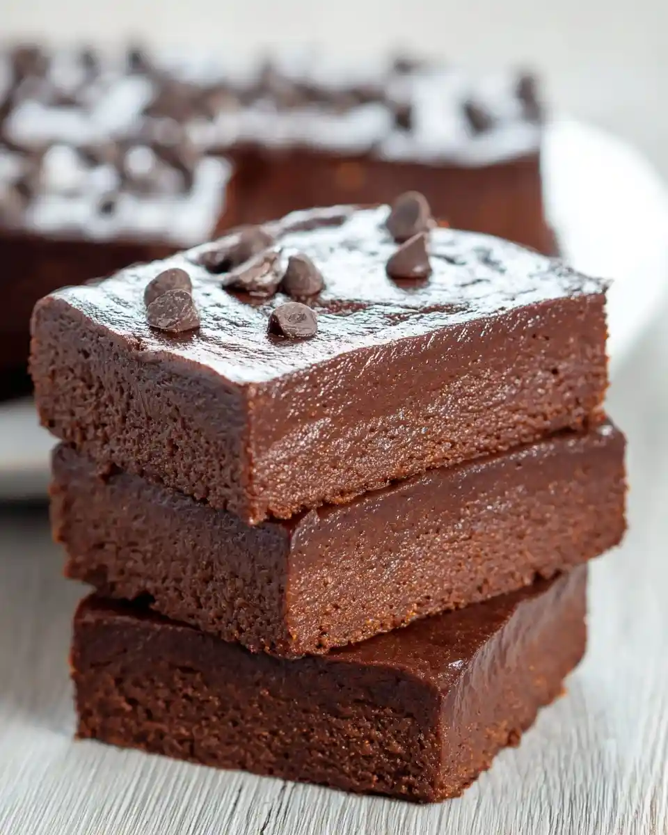 Close-up of three stacked {{ $('Fetch Recipe Data').first().json["Main Keyword"] }} topped with chips.