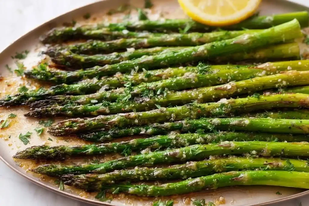 A plate of tender {{ $('Fetch Recipe Data').first().json["Main Keyword"] }} garnished with fresh herbs and a lemon wedge.