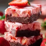 A stack of {{ $('Fetch Recipe Data').first().json["Main Keyword"] }} with a chocolate base and pink layer.