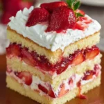 Slice of {{ $('Fetch Recipe Data').first().json["Main Keyword"] }} layered with fresh berries and cream.