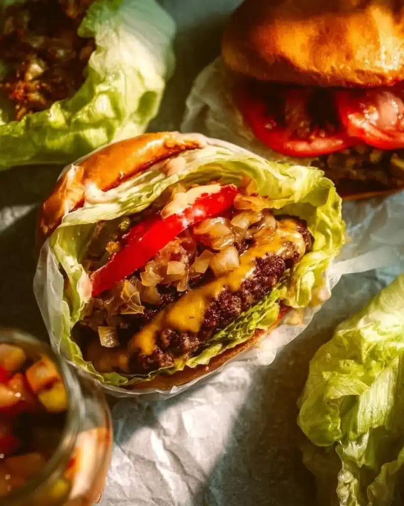 Delicious sides for burgers including salads, fries, and coleslaw