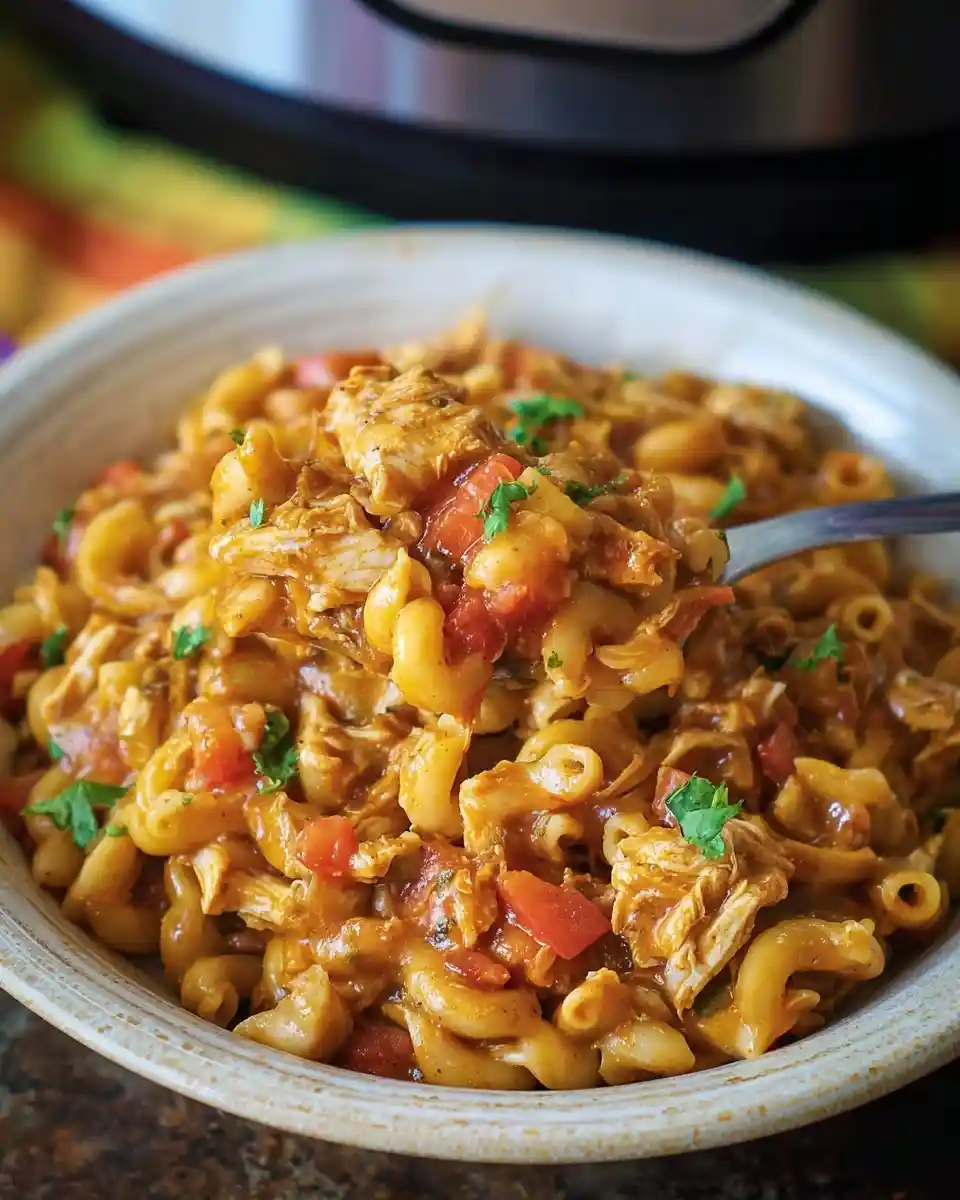 A fork lifting a delicious bite of {{ $('Fetch Recipe Data').first().json["Main Keyword"] }} from a rustic bowl.