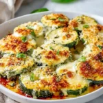 Bubbly {{ $('Fetch Recipe Data').first().json["Main Keyword"] }} topped with golden breadcrumbs and fresh basil leaves.