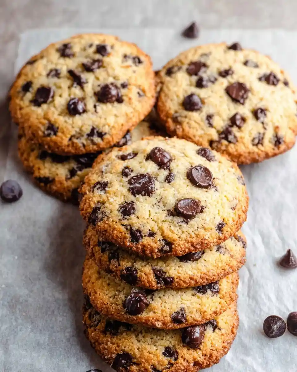 A close-up of a stack of freshly baked {{ $('Fetch Recipe Data').first().json["Main Keyword"] }} on parchment paper.