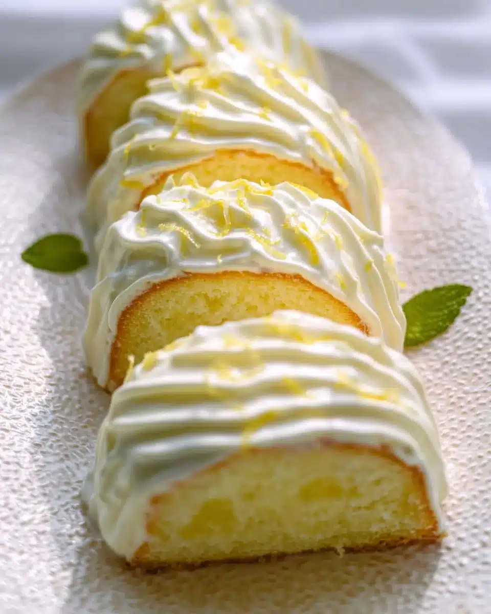 Assorted lemon desserts including lemon cake, tart, and mousse