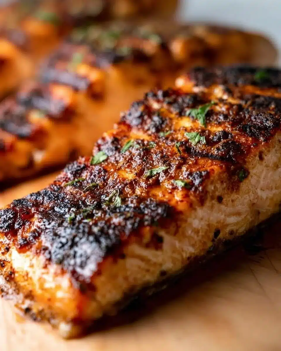 Simple Cajun Grilled Salmon